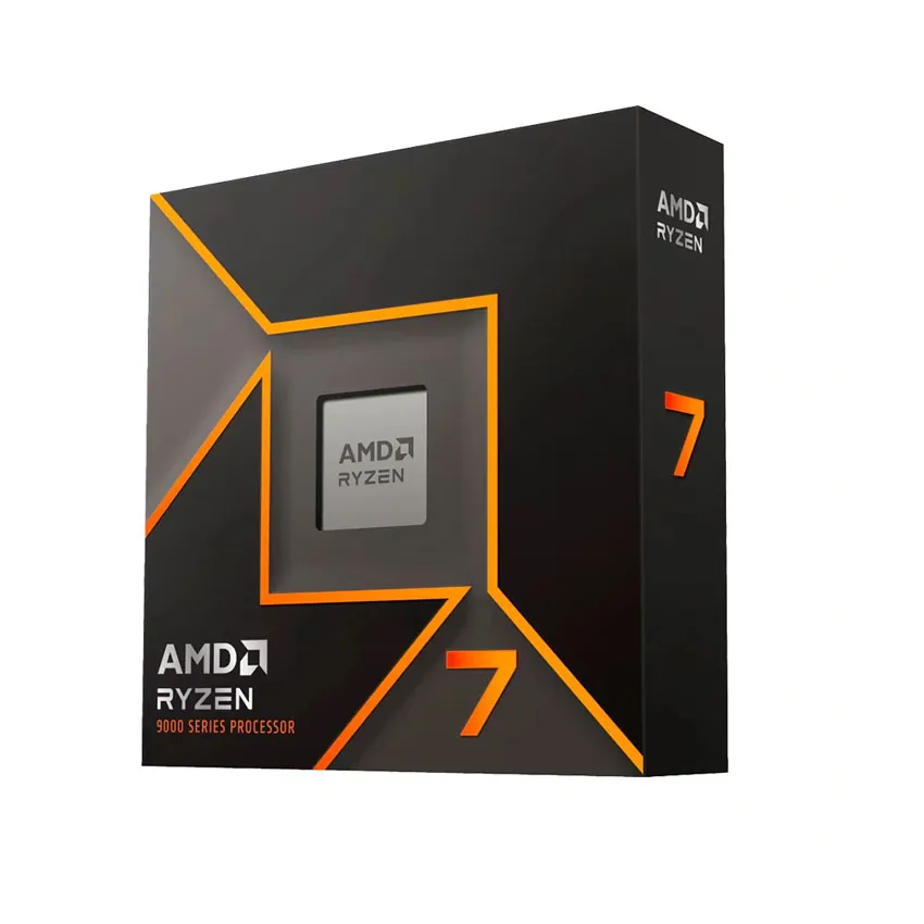 CPU AMD Ryzen 7 9700X (3.8 GHz Upto 5.8GHz / 40MB / 8 Cores, 16 Threads / 65W / Socket AM5)